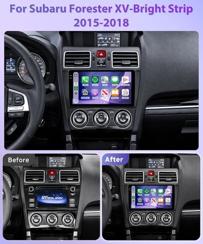 Rimoody 4G+128G Car Stereo Radio for Subaru Forester 2014 2015/ WRX Impreza | Wireless CarPlay Android Auto, 5G WiFi GPS, 9 Inch Incell Touch Screen, FM/RDS EQ SWC Bluetooth 1080P Backup Camera in Saudi Arabia