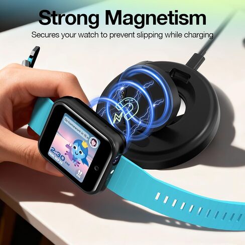 Magnetic Charger Stand for SyncUP Kids Watch 2 (Not for Sync UP Watch 1) | Fast Charging Dock, 3.3 Feet Charger Cable, Compatible with T-Mobile Sync UP Kids Watch 2 in Saudi Arabia