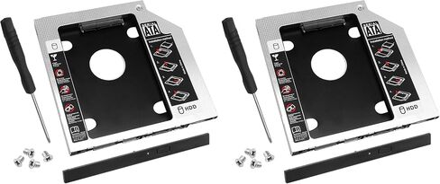9.5mm SATA Hard Drive Caddy, 2nd HDD Adapter Case | 1pc, Universal Compatible with 2.5" SATA Hard Drive in Kuwait