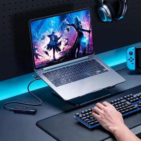 حاوية FIDECO M.2 NVMe SSD، محول M.2 NVMe إلى USB، قارئ USB 3.2 Gen 2 (10Gbps) SSD لـ M & M+B Key NVMe SSD، يدعم UASP وTrim، تركيب بدون أدوات، تصميم على شكل ساندويتش in Kuwait