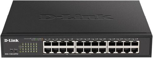 D-Link 8-Port Gigabit Smart Managed Ethernet Switch, L2,VLANs, QoS, IGMP Snooping, LAG, Sturdy Metal with Shielded Ports, Desktop, Fanless, Follows NDAA/TAA, Lifetime Product Coverage (DGS-1100-08V2) in Saudi Arabia