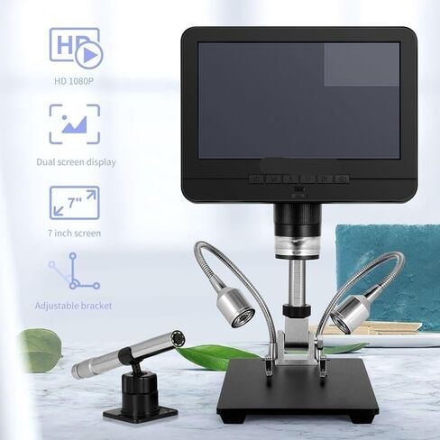 Microscope Dual Lens Microscope 7" LCD Disaply in Saudi Arabia