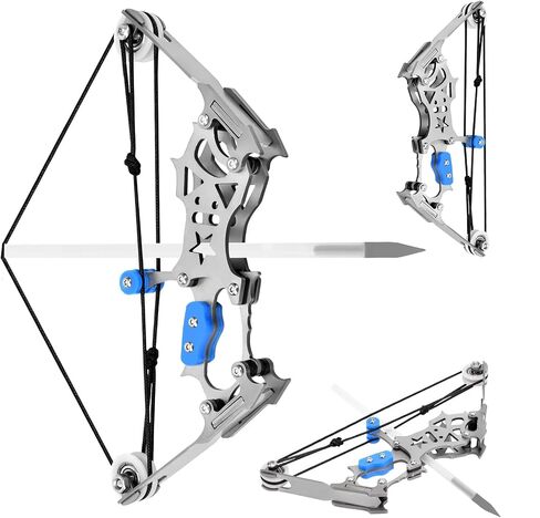 5.9"/8.8"/9.5"/9.6"/10.2"/16.5" Compound Bow and Arrow Set, Archery Bow Set Left and Right Hand, Cool Gadget, RH/LH, for Target Shooting Outdoor Sports Fun Games in Saudi Arabia
