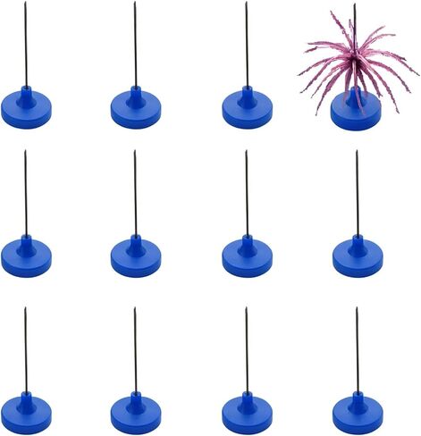 Universal Soft Bait Storage Holder System, Vertical Suspension Pin Design for Urchin & Dice Lures, Prevents Tentacle Deformation and Color Bleeding, 12 Pack (black) in Saudi Arabia