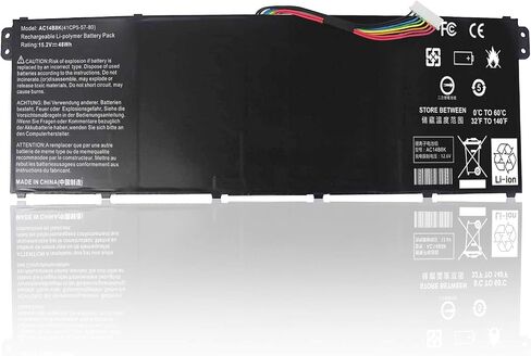 AC14B8K Battery for Acer Predator Helios 300 N17C1 PH315-51 PH315-52 G3-571 G3-572 N18Q13 Nitro 5 AN515 AN515-53 AN515-54 Aspire R5-471T R5-571T R5-571TG Chromebook CB5-571 Swift SF314 4ICP5/57/80 in Saudi Arabia