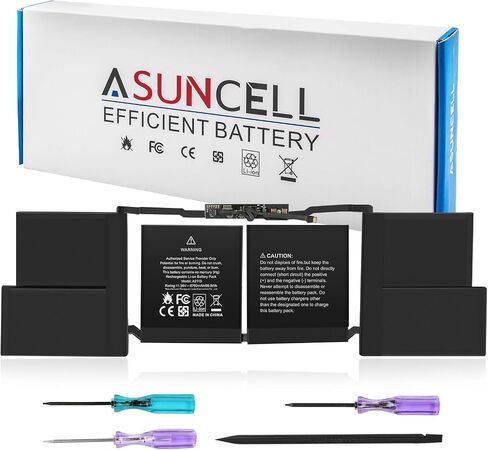 ASUNCELL A1964 Battery for MacBook Pro 13 Inch A1989 (Mid 2018, 2019) MacBook Pro 13 Inch A2251 (2020), A1964 Laptop Battery Replacement EMC 3214 EMC 3358 EMC 3348 in Saudi Arabia