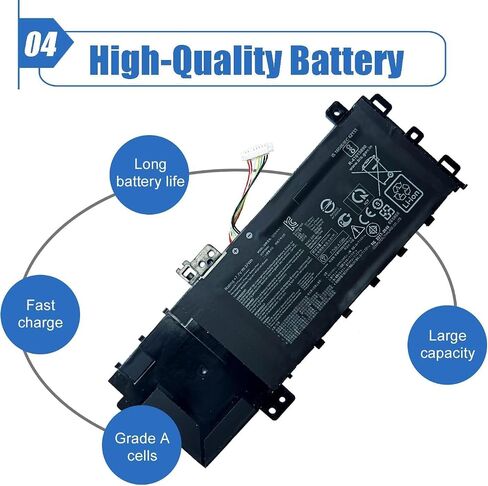 C21N1818-1 Laptop Battery for ASUS VivoBook 15 F512FA F512DA X512JA F512FB F512FJ F512FL F512UA X512FJ X512FL X512JF X512JP X512DK R564JA S512DK S512FA Series 0B200-03190800 2ICP7/54/83 in Saudi Arabia