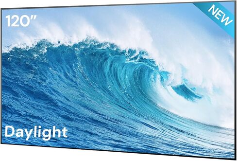 AWOL VISION 130" Projector Screen for Ultra Short Throw Projector, 90% Ambient Light Rejecting New Gen Fresnel Fixed Frame ALR Screen for Day Light use, 1.5 Peak Gain, Active 3D, 4K/8K UHD in Saudi Arabia