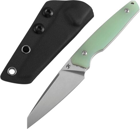 KANSEPT Parr Fixed Blade Knife, 3.12" American D2, Micarta Handle G011A6 | Stonewashed, Reverse Tanto Blade, Blue Micarta Ergonomic Handle, Adjustable Kydex Sheath, Edc, Camping, Hunting, Men Gift in Saudi Arabia