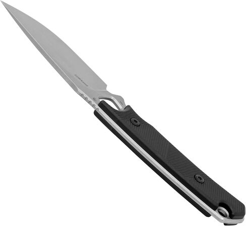 Kershaw Steppe Fixed Blade Knife, Black and Gray | 3.55 Inch Steel Drop Point Blade, Full Tang Design, EDC, Nylon Sheath and Belt Clip, Everyday Carry for Men and Women in Saudi Arabia