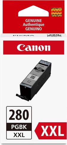 Canon PGI-280XXL Genuine Pigment Black Ink Tank, Compatible with TR8520, TS9120,TS8120, TS6120, TS9521C/a, TS9520/a, TS8220, TS6220, TS8320, TS6320, TS702/a, and TR8620/a Series Printers in Kuwait