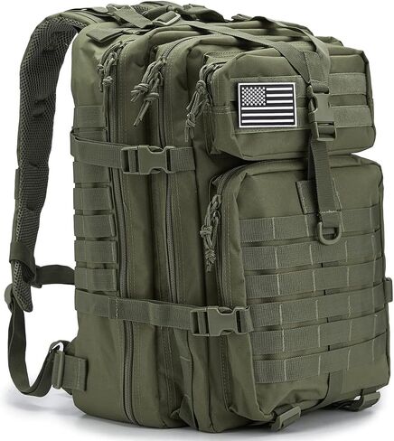 QT&QY 45L Military Tactical Backpacks For Men Camping Hiking Trekking Daypack Bug Out Bag Lage MOLLE 3 Day Assault Pack in Saudi Arabia