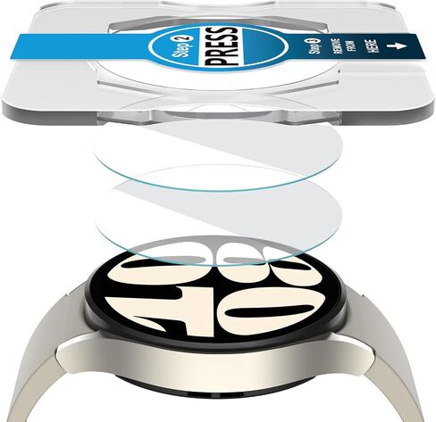 SPGUARD [2Pack Galaxy Watch 6 40mm Screen Protector | Auto-alignment Installation Kit Accessories Tempered Glass Screen Protector for ONLY Samsung Watch 6 40mm in Saudi Arabia