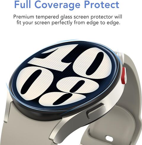 SPGUARD [2Pack Galaxy Watch 6 40mm Screen Protector | Auto-alignment Installation Kit Accessories Tempered Glass Screen Protector for ONLY Samsung Watch 6 40mm in Saudi Arabia