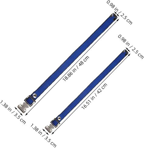 4pcs Adjustable Drywall Stilt Replacement Straps Heavy-duty Blue Kit | Stainless Steel and Cloth Build, Secure Foot Fixation Bands, Universal Fit for Outdoor Activities and Performances in Saudi Arabia