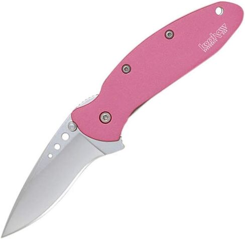 Kershaw Chive Pocket Knife, Pink, 1.9 Inch Drop Point Blade in Saudi Arabia
