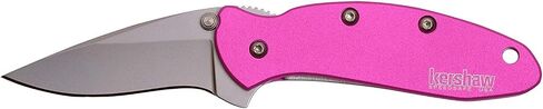 Kershaw Chive Pocket Knife, Pink, 1.9 Inch Drop Point Blade in Saudi Arabia