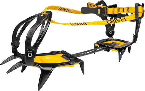 Grivel G10 LT 10-Point Glacier Crampons | Weighs Only 800g | CE & UIAA Certified | 10 Steel Points & Steel Frame | For Classical Mountaineering in Saudi Arabia