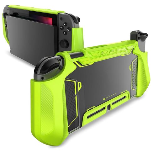 Mumba Dockable Case Compatible with Nintendo Switch 1 (2017 Release), [Blade Series] TPU Grip Protective Cover Case with Ergonomic Design and Comfort Grip,Accessories for Switch (Black) in Saudi Arabia