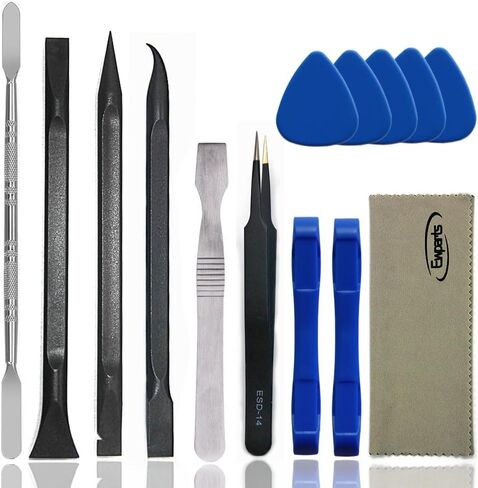 Ewparts Spudger Tool Kit Plastic Pry Tool for Electronics Repair | Metal Spudger Plastic Spudger Tweezers Opening Tool iphone Repair Tool Kit for Phone,iPad,Computer,Macbook,Laptop Repair Kit in Saudi Arabia