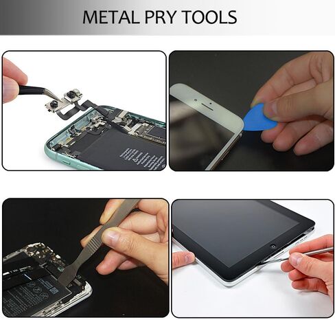 Ewparts Spudger Tool Kit Plastic Pry Tool for Electronics Repair | Metal Spudger Plastic Spudger Tweezers Opening Tool iphone Repair Tool Kit for Phone,iPad,Computer,Macbook,Laptop Repair Kit in Saudi Arabia