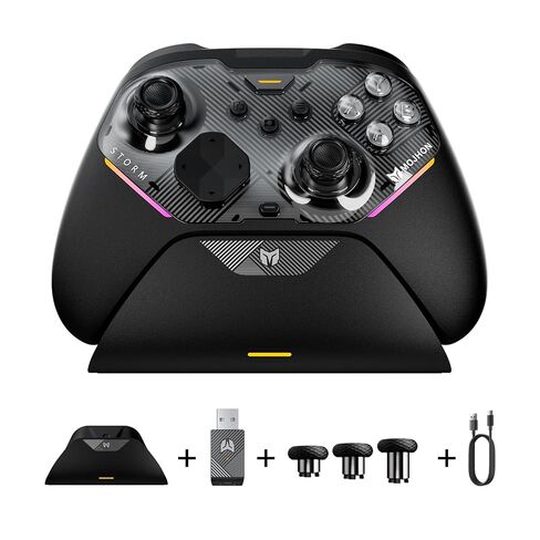 BIGBIG WON Fight Master Leverless Controller for Switch 2/Switch/PC/iOS/Android, All-Button Hitbox Arcade Stick with Bluetooth/2.4G/Wired, Hot-Swappable Fast-Trigger Mechanical Switches, RGB Fight Stick in Saudi Arabia
