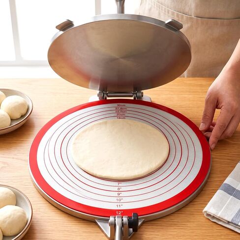 8PCS Silicone Tortilla Press Liners, Tortilla Liners for Kitchen Baking | Food-grade silicone, multiple scalemodes, with 1 slicer, reusable, compatible with a variety of kitchen appliances in Saudi Arabia