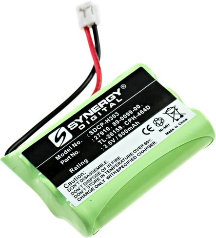 AT&T-Lucent 27910 Cordless Phone Battery Replacement For 3 AAA w/JST - GE TL96158, VTECH 89-1323-00, sio PMP-3900 Series Battery in Saudi Arabia