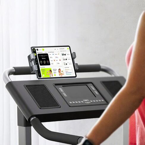 Coolpow Tablet Holder Mount for Spin Bike【360° Adjustable】Tablet Clamp for Treadmill, Indoor Stationary Bike, Stroller, Peloton, Gym Trainer Handlebar Stand for iPad Pro, Galaxy Tabs, Phones, 4.7-13" in Saudi Arabia