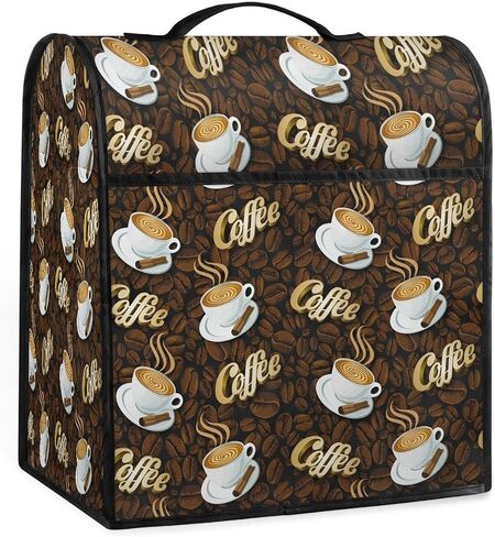 Highland Cow Kitchen Aid Covers Foldable Washable Stand Mixer Dust Cover | Flowers Animal 6-8 Quart Stand Mixer with Top Handle and Zipper Pocket for Kitchen Aid Appliance Accessories Gift in Saudi Arabia