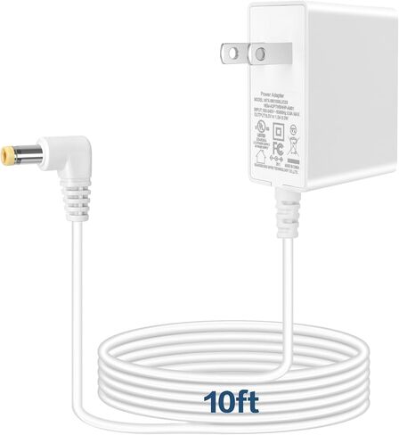 EGK 10Ft AC Adapter for Omron Blood Pressure Monitor (All Series), 6V Hem-ADPTW5 USA UL Listed Charger Replacement, 3M Power Cord in Saudi Arabia