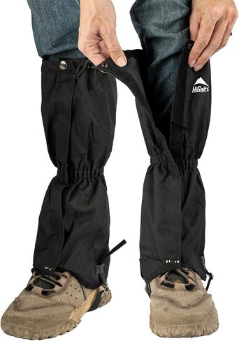 Leg Gaiters for Men Women Adjustable Gators for Hiking Boots in Climbing Hunting Trekking Waterproof Snow Gaiters in Saudi Arabia