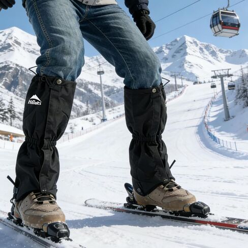 Leg Gaiters for Men Women Adjustable Gators for Hiking Boots in Climbing Hunting Trekking Waterproof Snow Gaiters in Saudi Arabia