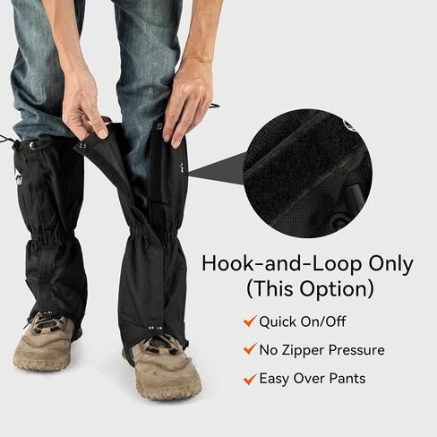 Leg Gaiters for Men Women Adjustable Gators for Hiking Boots in Climbing Hunting Trekking Waterproof Snow Gaiters in Saudi Arabia