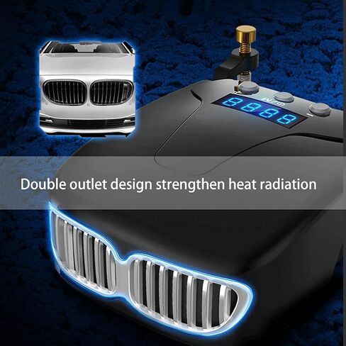Laptop Cooling Vacuum Fan External Silent Ice Notebook Cooler Digital Display Adjustable Smart Model in Saudi Arabia
