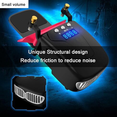 Laptop Cooling Vacuum Fan External Silent Ice Notebook Cooler Digital Display Adjustable Smart Model in Saudi Arabia