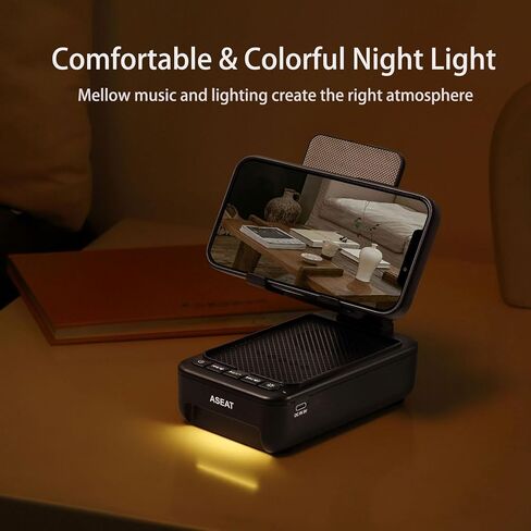 Gifts for Men Him, Cell Phone Stand with Bluetooth Speaker&Led Color Changing Light, Unique Gifts for Women Dad Her Husband, Cool Tech Gadget Wireless Speaker, Birthday Gifts for Men, Ideal Gifts in Kuwait