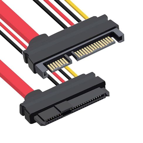 chenyang SAS to SATA Cable,SFF-8482 SAS 29Pin to SATA 22Pin Hard Disk Drive Raid Extension Cable in Saudi Arabia