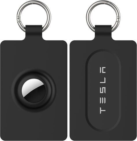 Card Holder for Tesla Keycard with AirTag Slot, Soft Silicone Key Card Protective Case Cover for Tesla Model 3 Y S X Cybertruck,Key Holder with Keychain Key Rings - 1 Pack,Blue in Saudi Arabia
