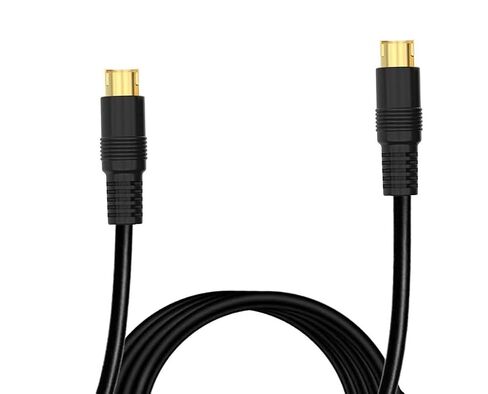 S-Video 4-pin Gold-Plated Male-to-Male Video Cable Compatible with DVD Player Home Theater VCR DVR/PVR (3.3FT) in Saudi Arabia
