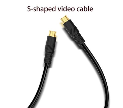 S-Video 4-pin Gold-Plated Male-to-Male Video Cable Compatible with DVD Player Home Theater VCR DVR/PVR (3.3FT) in Saudi Arabia