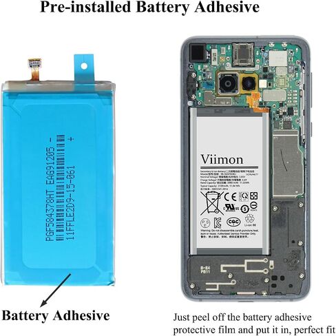 S10e Battery Replacement Kits (New Upgraded) for Samsung Galaxy S10e SM-G970U All Models with Adhesive, Installation Manual and Repair Tool Kits in Saudi Arabia