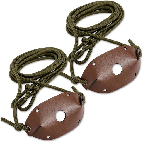 Handmade Leather Shepherd Sling Old-Fashioned Rock Thrower, 2 Pcs in Saudi Arabia