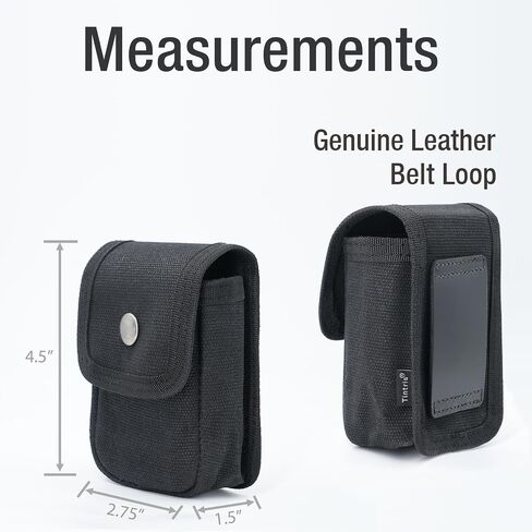 Tintirs 2 Pack EDC Belt Pouches for Men Women, Compact Holster Pouches Waist Bags with Belt Loop for Fishing, Hiking, Camping, Durable Snap Closure, Premium Waxed Canvas in Saudi Arabia