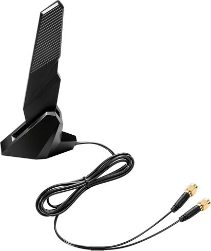 External WiFi 7 WiFi 6E Tri-Band Antenna with RP-SMA Connector, for ASUS, Gigabyte Aorus Gaming Motherboard, PCIe Card in Saudi Arabia