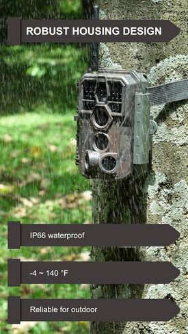 GardePro E8PMB WiFi Trail Camera, Rechargeable Battery, 32GB Memory in Saudi Arabia
