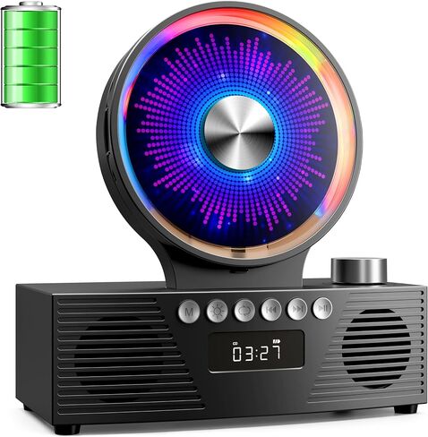 KOGODA Portable CD Player with Bluetooth, Rechargeable & Hi-Fi Speakers in Saudi Arabia