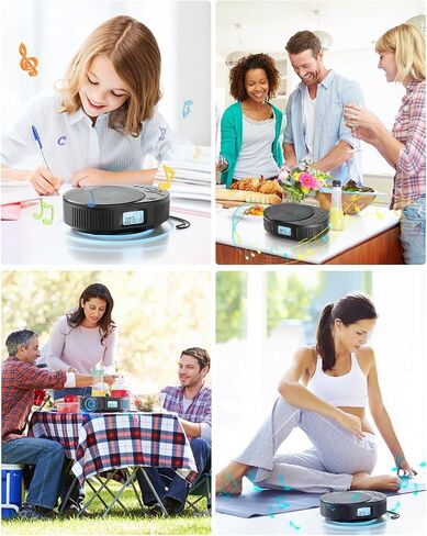 2 in 1 Portable CD Player & Bluetooth Speaker,FM Radio,Rechargeable in Saudi Arabia