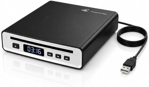 USB Car CD Player, Portable External CD Player Plug & Play Compatible with Cars, SUVs, Trucks, Laptop in Saudi Arabia