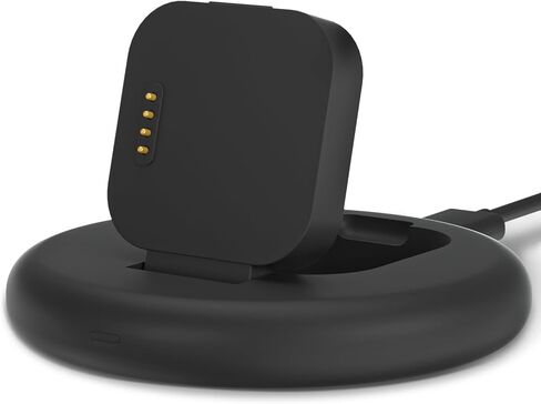 Foldable Charging Stand Compatible with SyncUP Kids Watch 2, Black in Saudi Arabia